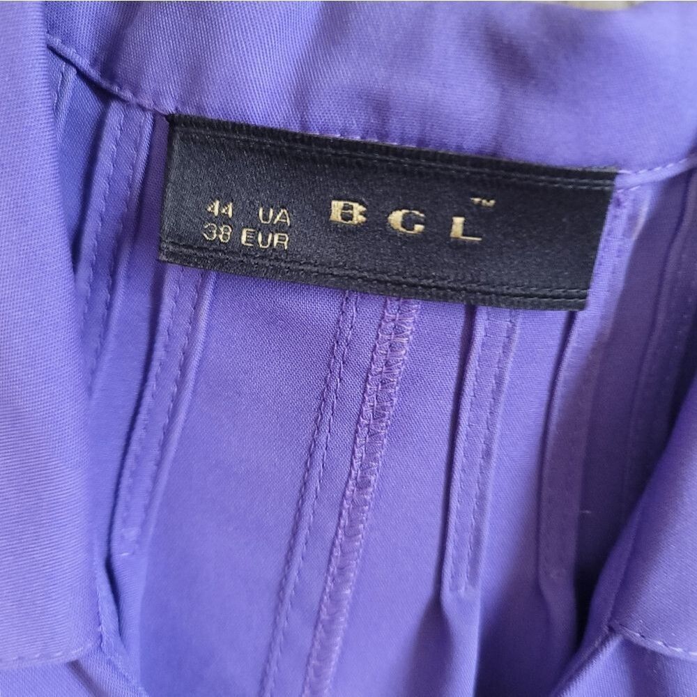 BGL Purple Wrap Dress Size 6 - Picture 3 of 9